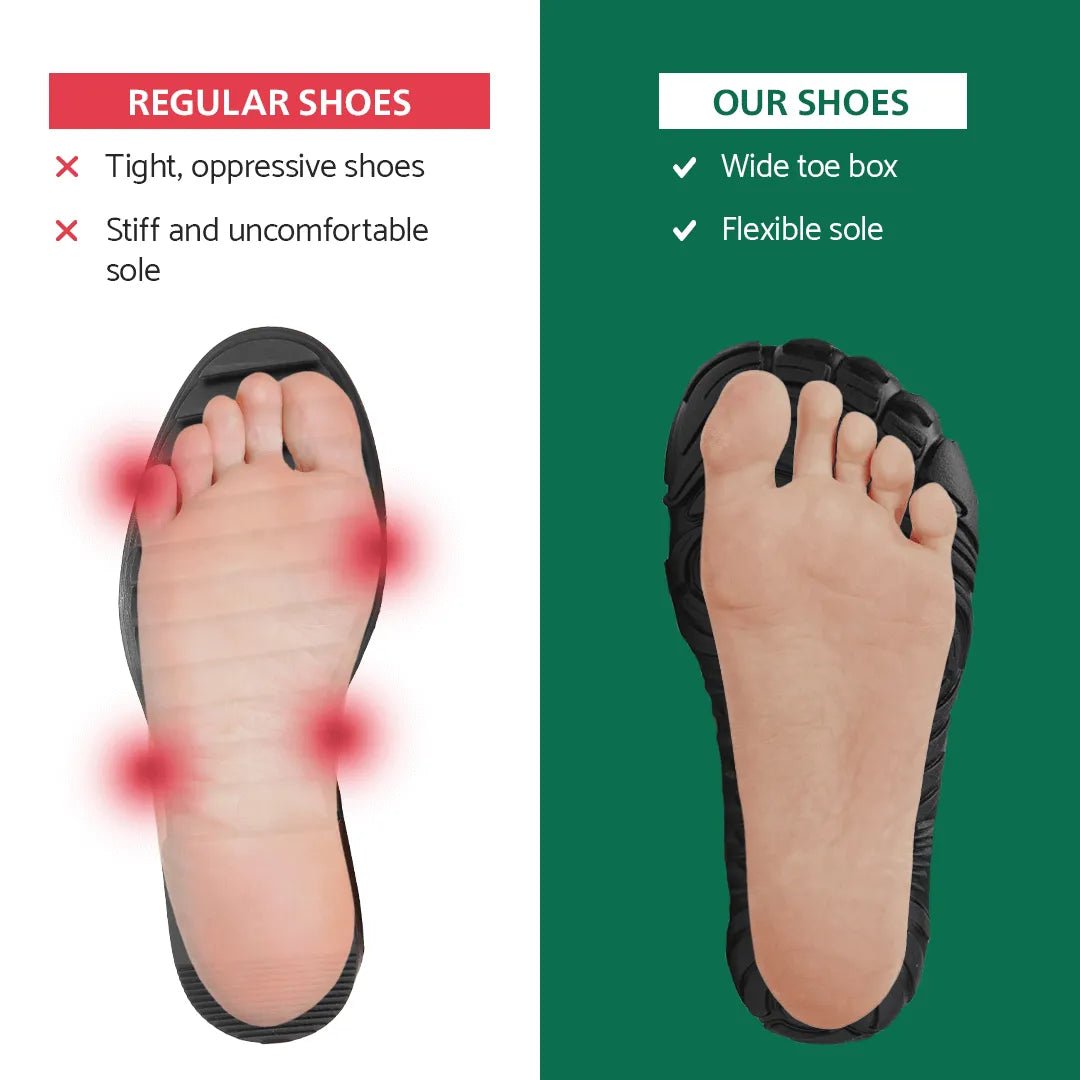 Arcticstep® Winter Pro - Warm & Fleece-Lined Women Barefoot Winter Shoes - Balobarefoot-Black-7-