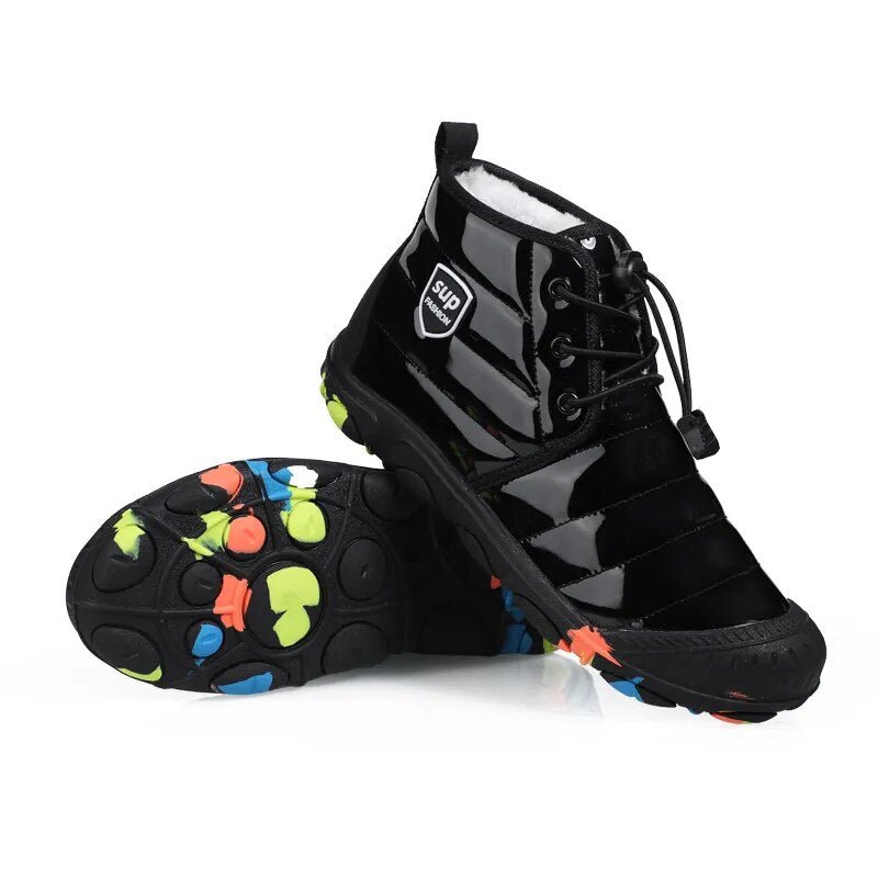 Kid & Toddler Winterproof Barefoot Shoes - Balobarefoot-Blue-US 10 / EU 28-