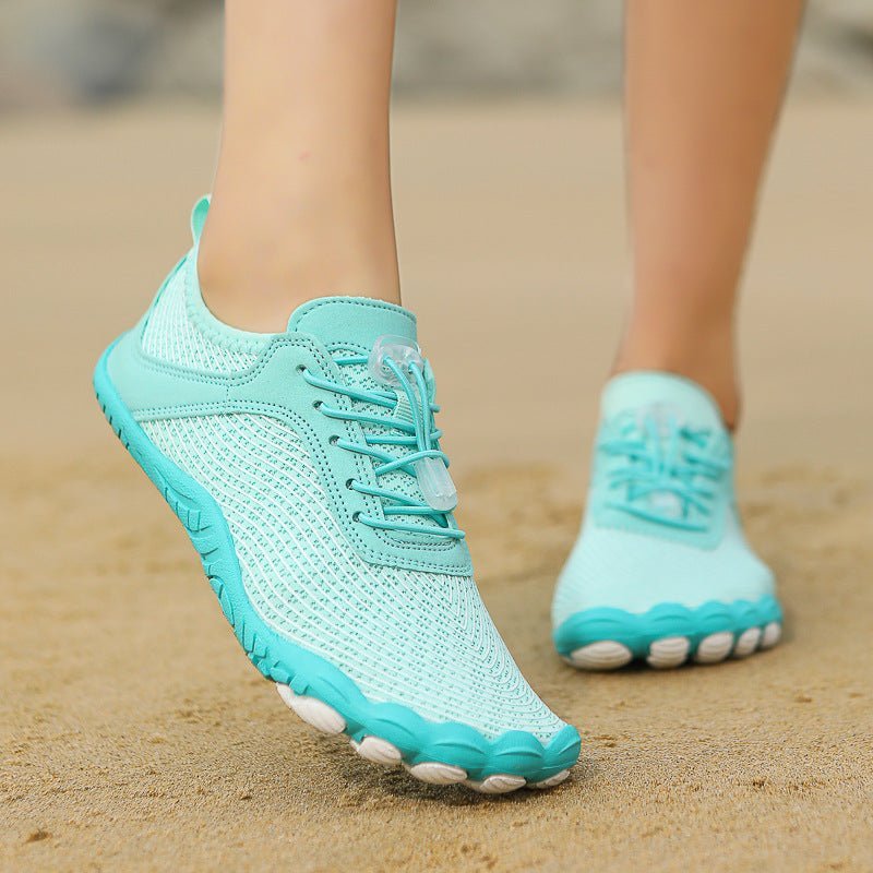 Malta Women Barefoot Shoes - Balobarefoot-Cyan-5.5-