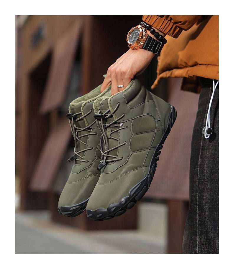 Polo Winter Barefoot Shoes - Balobarefoot-Olive-7-