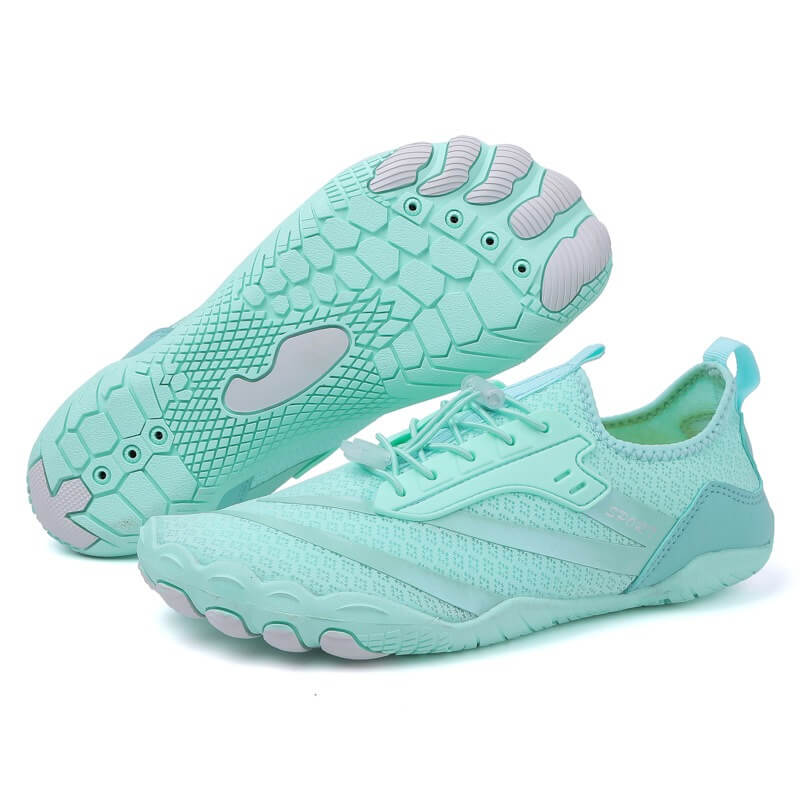 Reina Women's Barefoot Shoes - Balobarefoot-Turquoise-5-