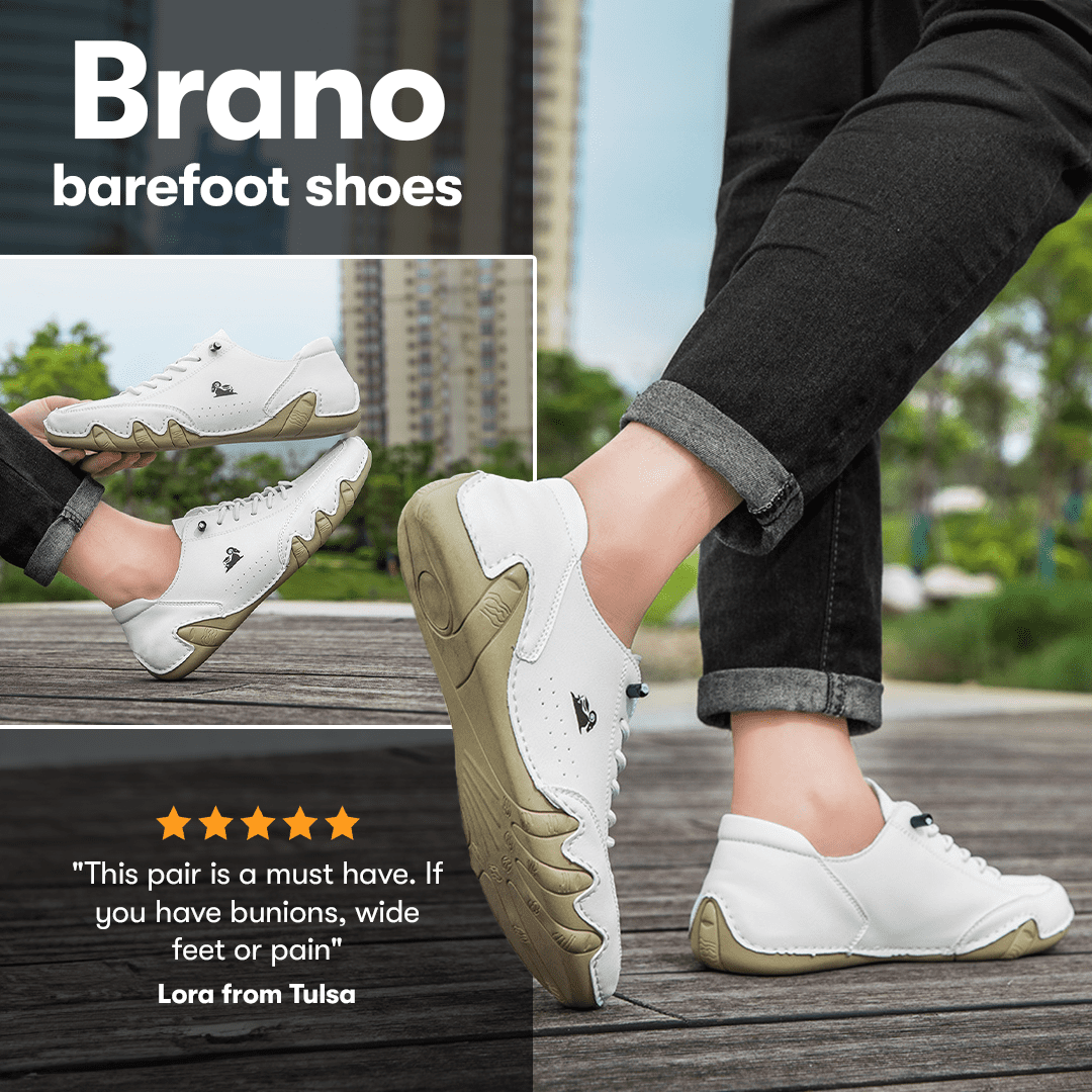 Brano Barefoot Shoes Stylish and Minimalist for Everyday Wear Light Comfortable Black 7.5