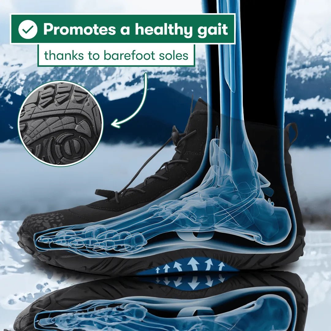 Polar - Zero-Drop Barefoot Winter Boots Women - Balobarefoot-Black-7-