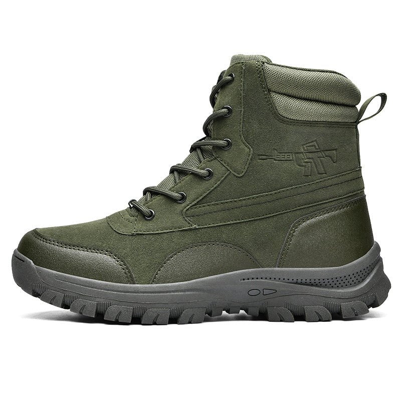 Tera-Hike Boss Tactical Mountaineering Snow Boots - Balobarefoot-Military Green-7-